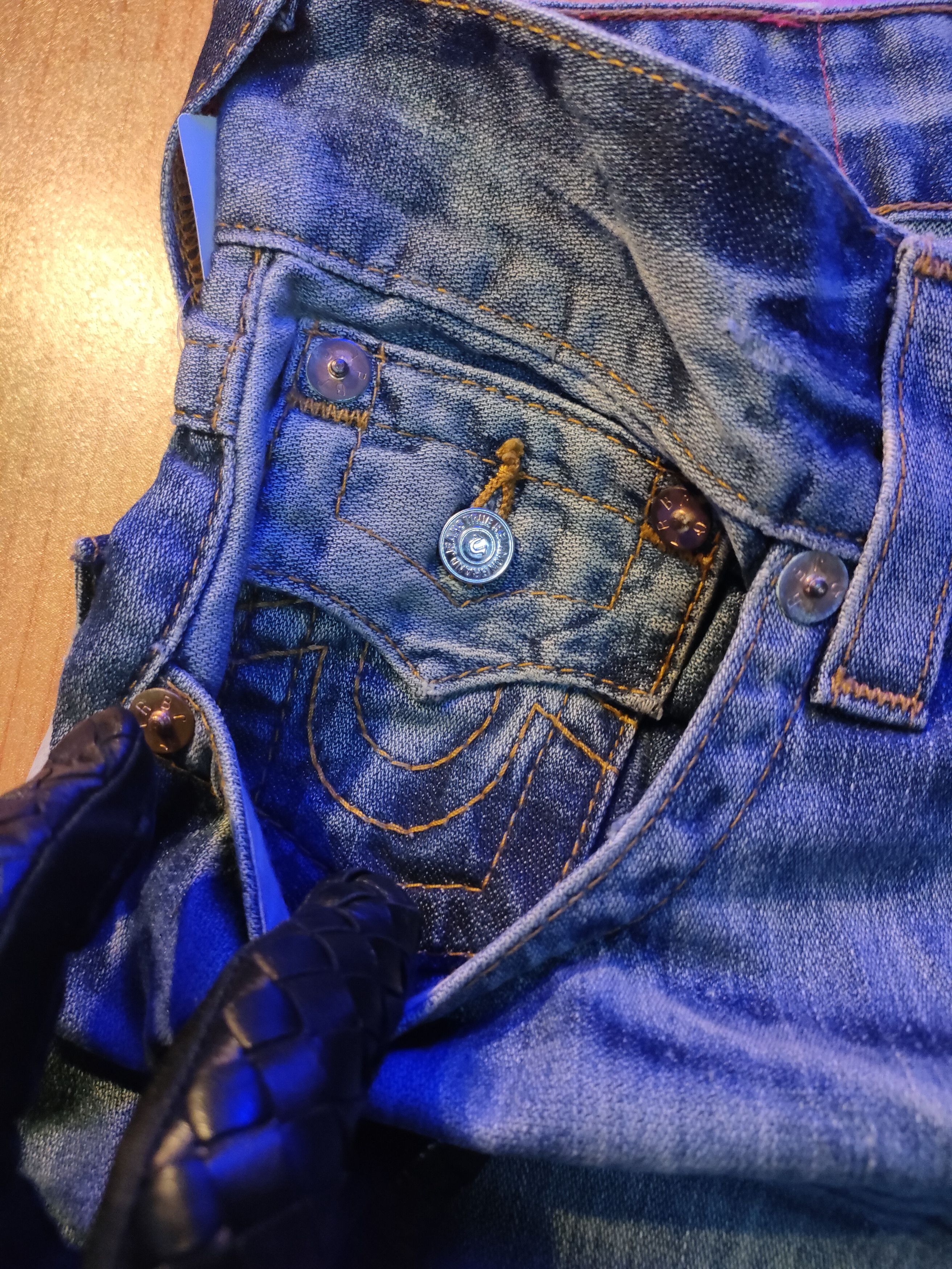 If Six Was Nine × Robins Jeans × True Religion True Religion Section Straight Jeans Size US 31 - 6 Thumbnail