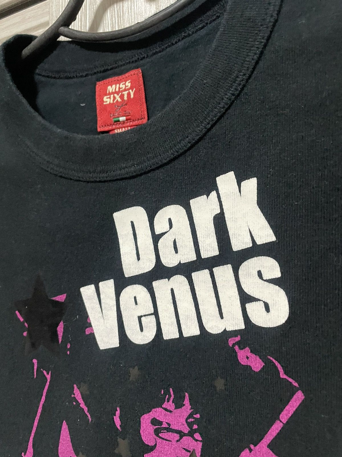 Miss Sixty 2000s Miss Sixty Dark Venus Y2K Shirt Designer Print Hype Size S / US 4 / IT 40 - 4 Thumbnail