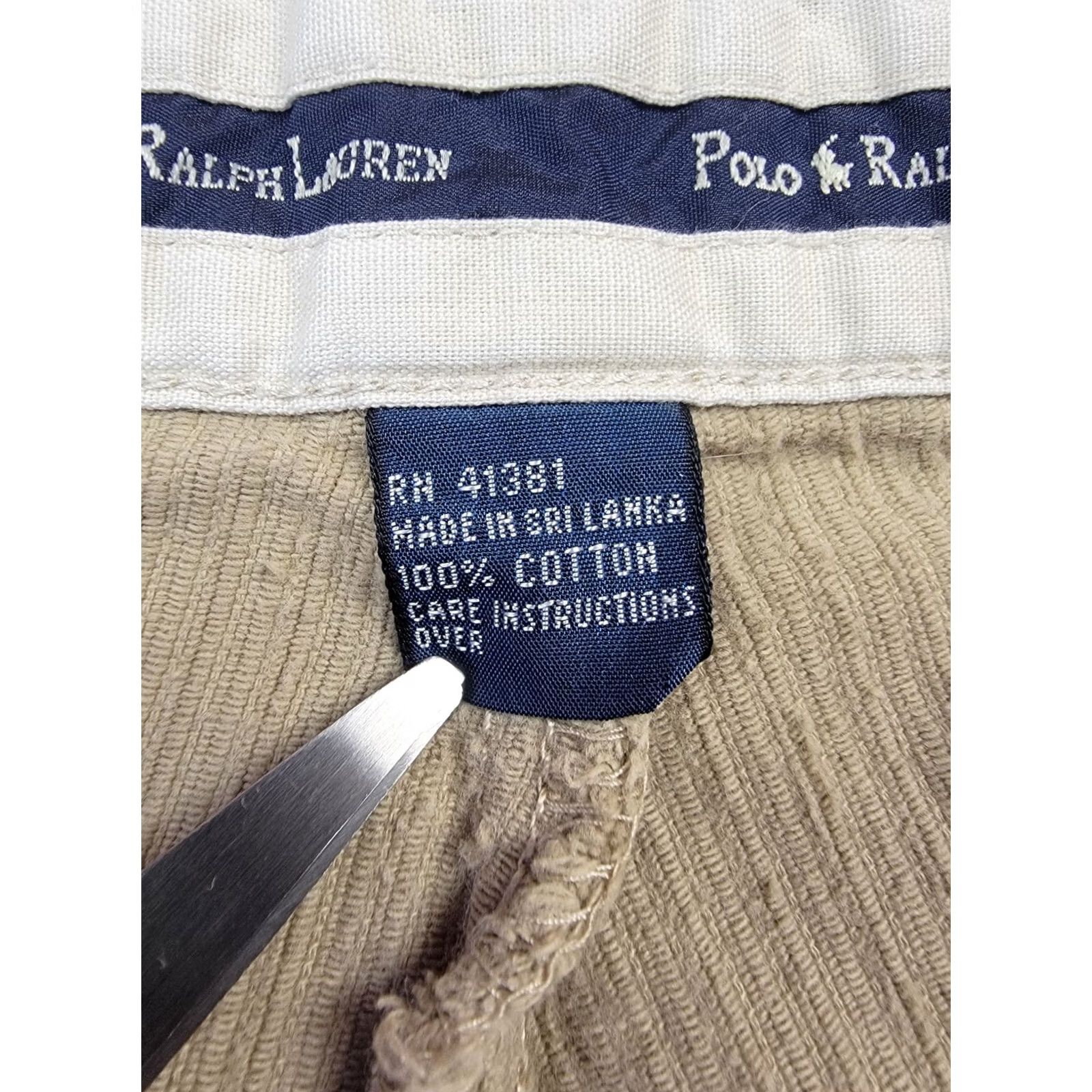 Polo Ralph Lauren Polo Ralph Lauren Andrew Pant Corduroy Pants Mens 36x26 Brown Polo Ralph Lauren Andrew Pant Corduroy Pants Brown Mens 36x26 Vintage No Size US M / EU 48-50 / 2 - 7 Thumbnail