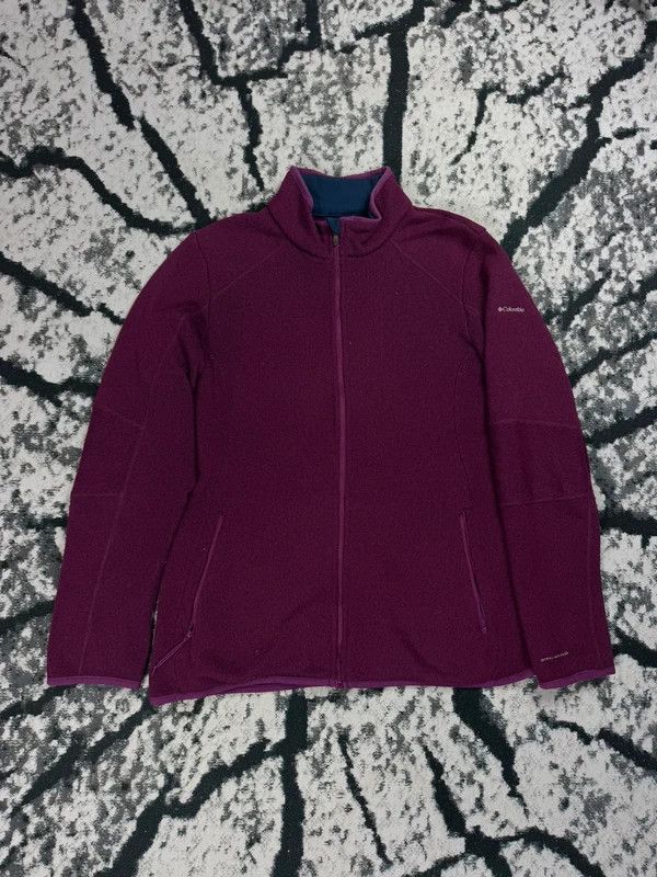 Columbia Columbia fleece zip purple logo outdoor XL Size XL / US 12-14 / IT 48-50 - 1 Thumbnail