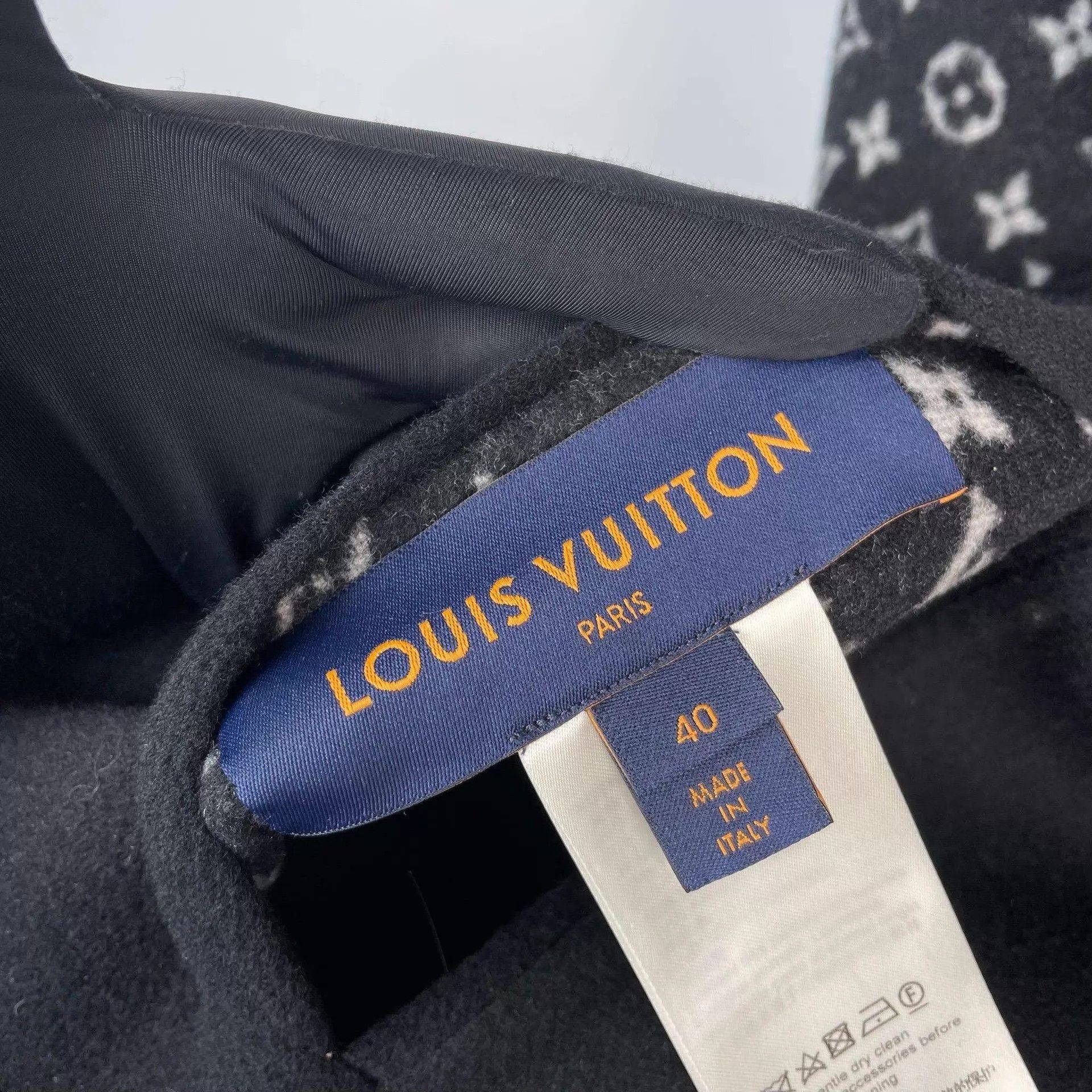 Louis Vuitton LV overcoat 40 black Size M / US 6-8 / IT 42-44 - 6 Thumbnail