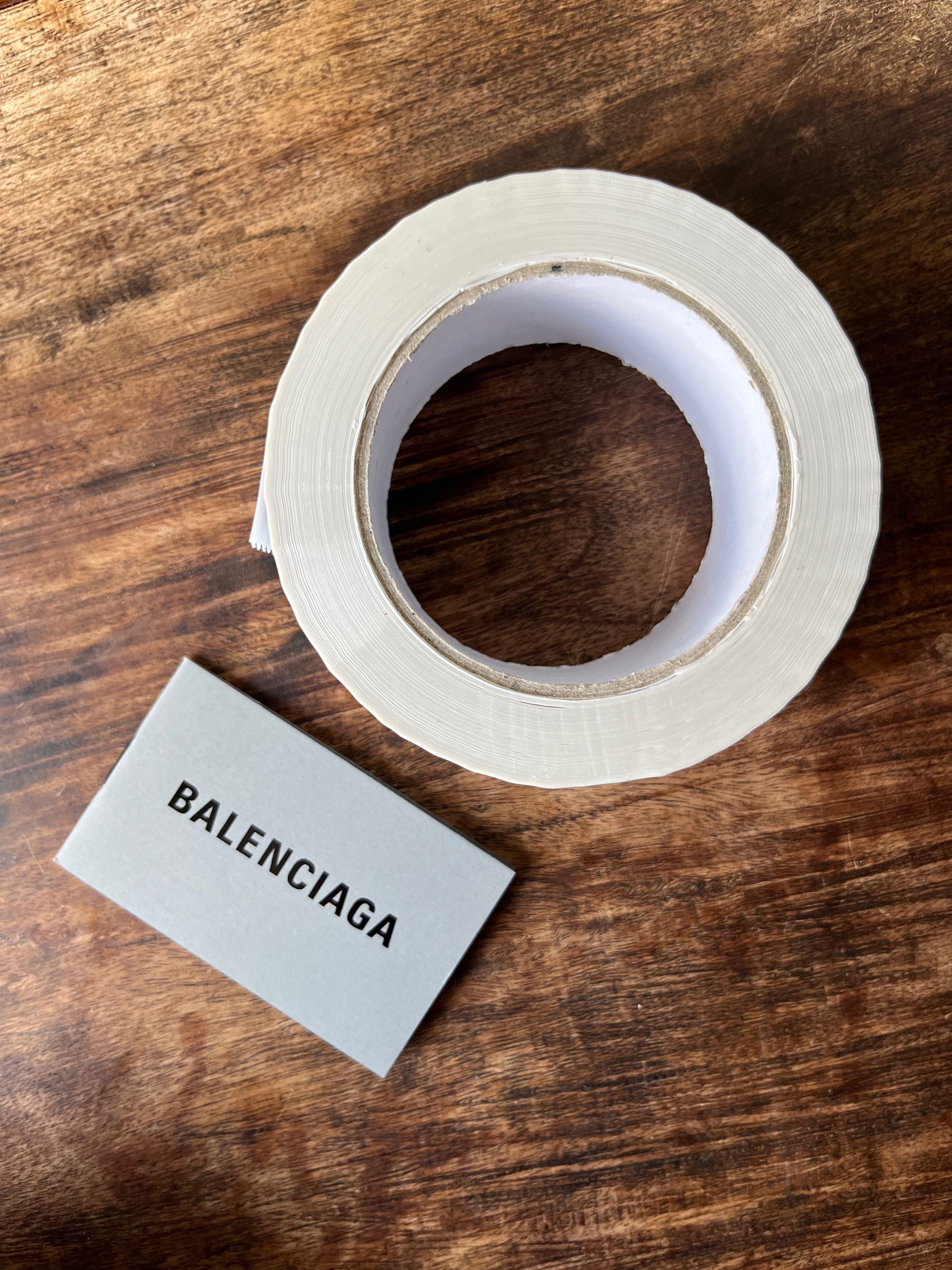 Balenciaga Balenciaga FW22 white/green packing tape object Size ONE SIZE - 4 Thumbnail