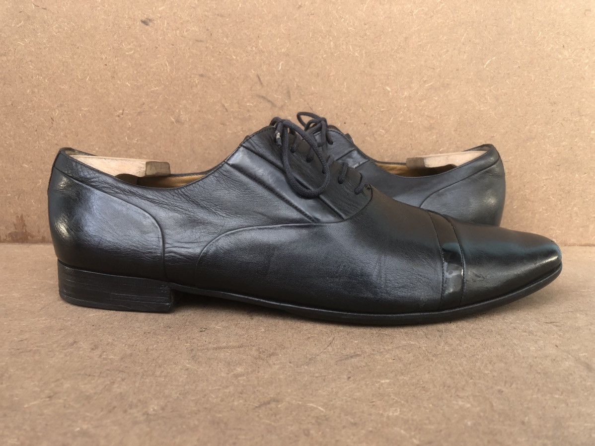 Gucci Gucci Black Calfskin Leather Men’s Dress shoes Size 42EJ Size US 8 / EU 41 - 7 Thumbnail