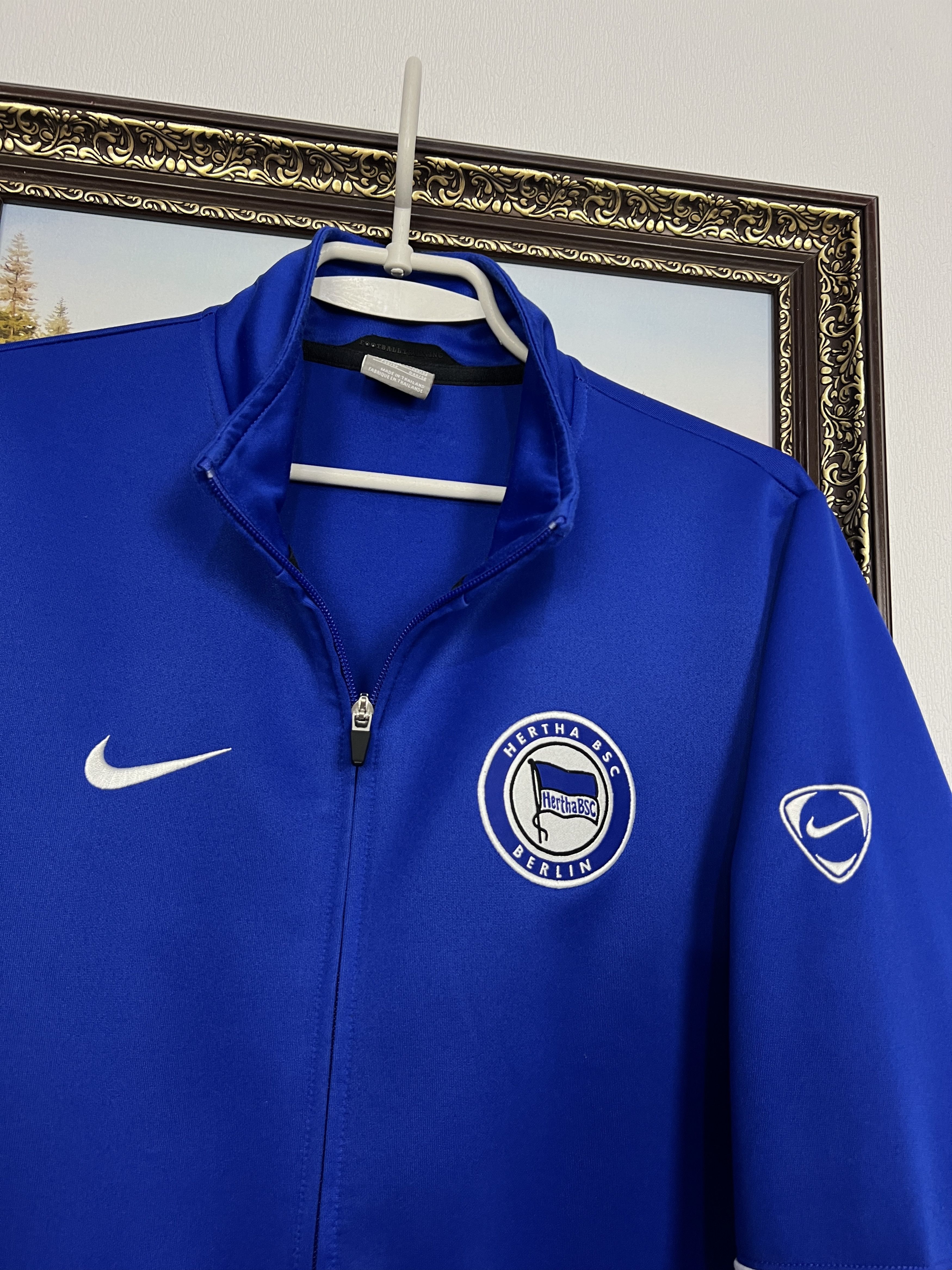 Nike Vintage Nike Hertha Football Jacket Soccer Mens Track Top Size US M / EU 48-50 / 2 - 3 Thumbnail