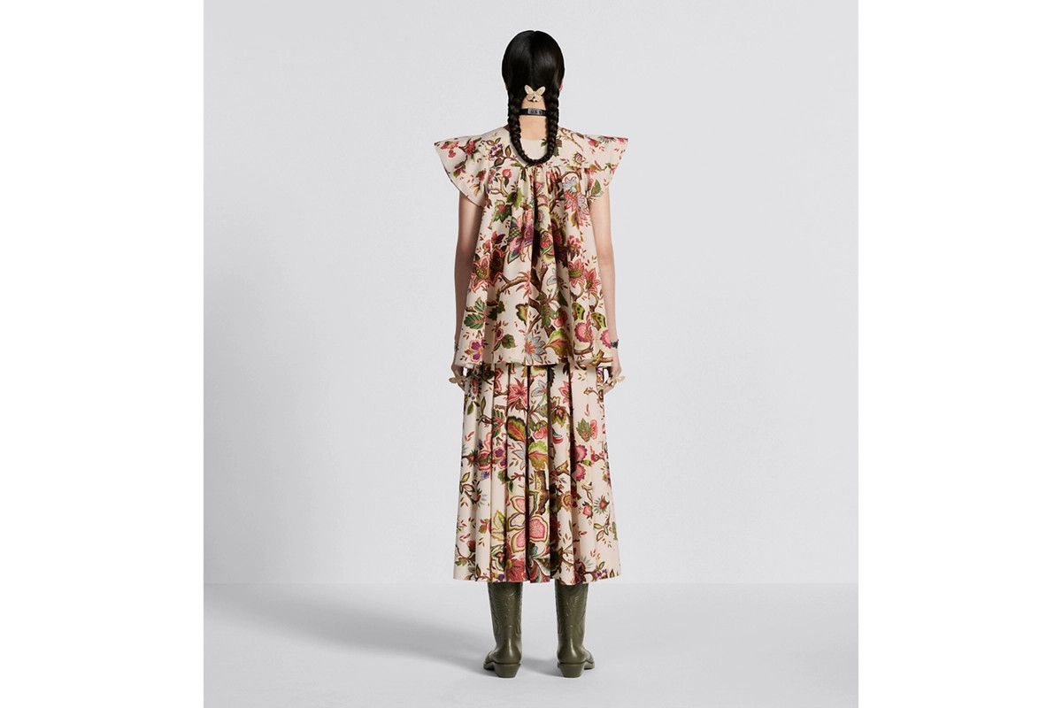 Dior o1bcso1str0225 Mid Length Pleated Skirt in Multicolor Size 30" / US 8 / IT 44 - 6 Thumbnail