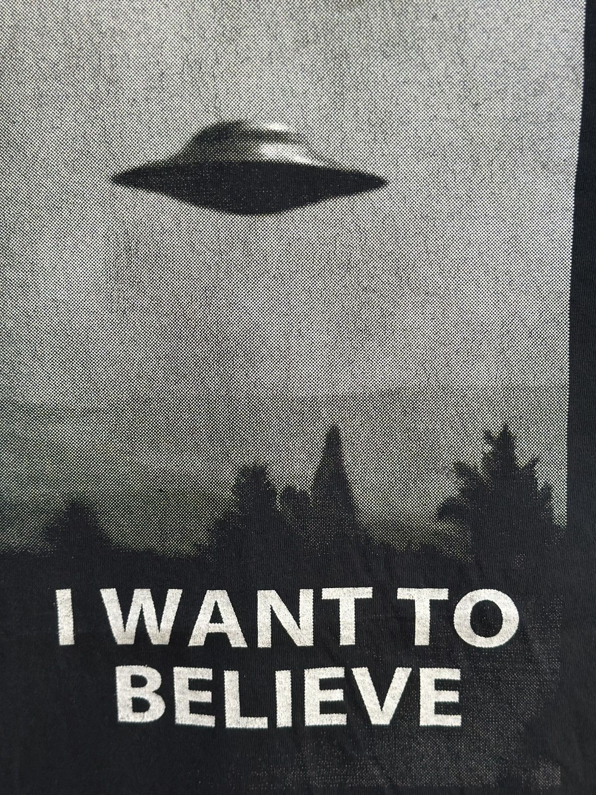 Gildan × Vintage Vintage X The Files I Want To Believe Graphic Tee Size US XL / EU 56 / 4 - 2 Thumbnail