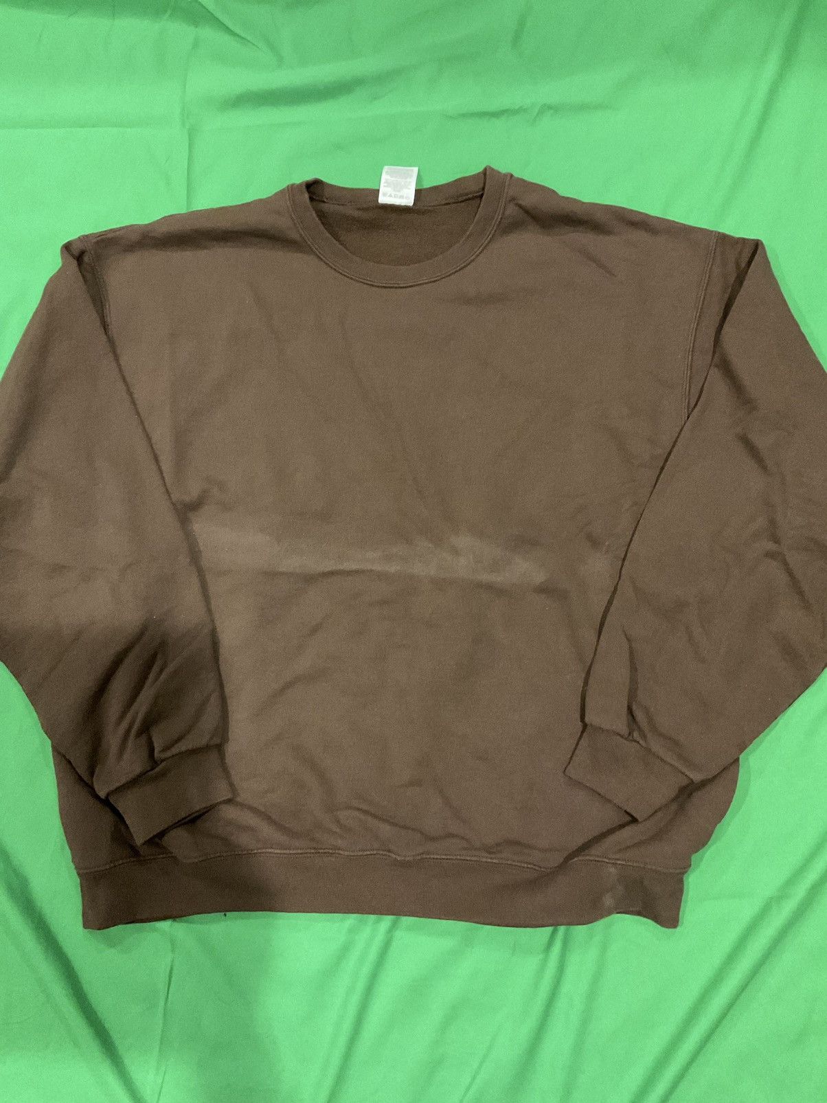 Vintage Vintage Brown crewneck sweatshirt Size US XL / EU 56 / 4 - 1 Thumbnail