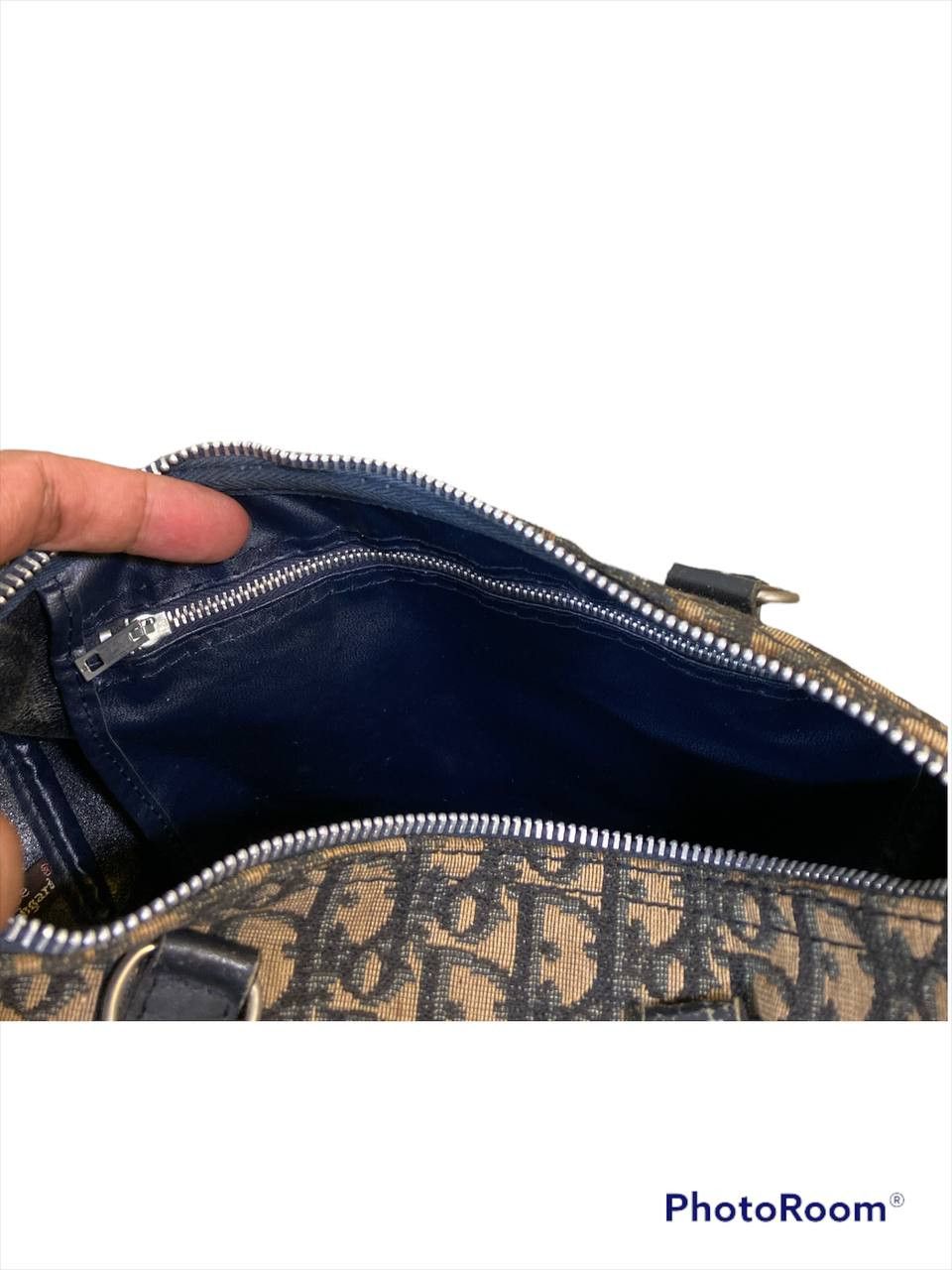 Christian Dior Monsieur × Dior vintage christian dior leather monogram bowling handbag Size ONE SIZE - 10 Thumbnail