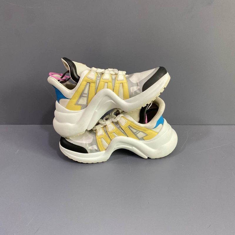 Louis Vuitton Louis Vuitton Archlight Wave Sneakers in Blue, White, Yello Size US 6.5 / EU 39-40 - 7 Thumbnail