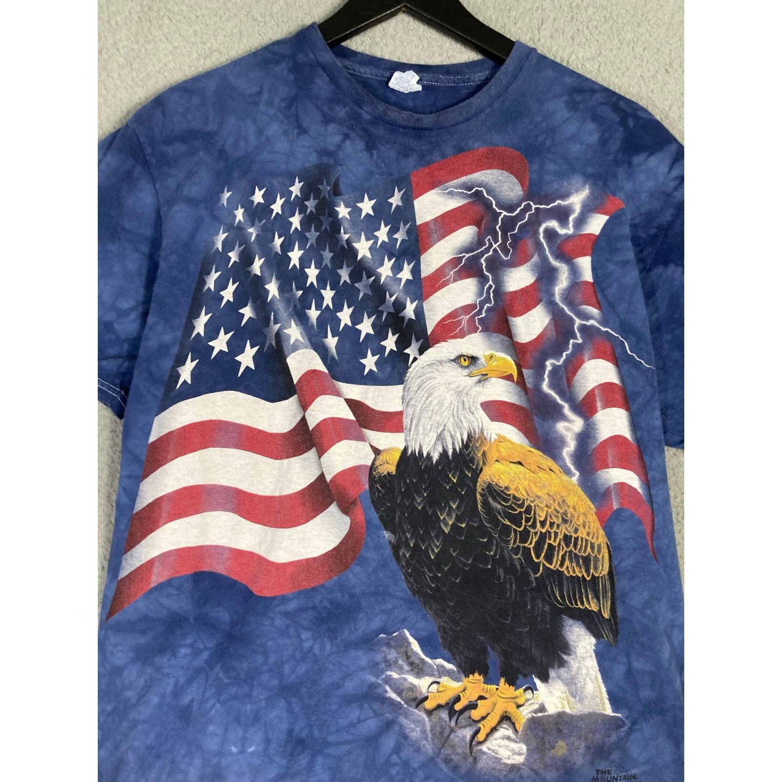 Vintage Vintage Bald Eagle USA Flag Graphic T-Shirt L Size US L / EU 52-54 / 3 - 5 Thumbnail