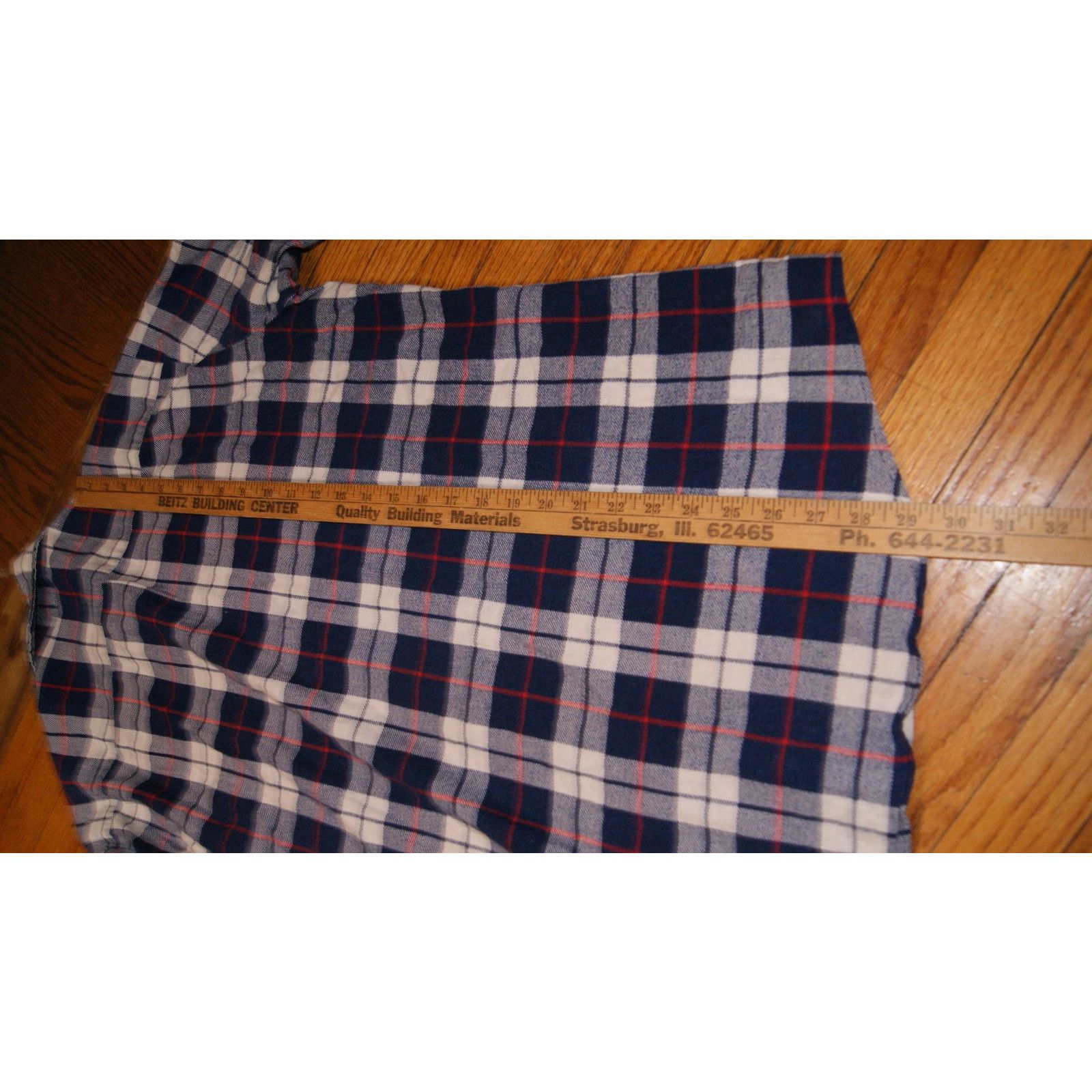 Vintage VTG Towncraft Jc Penney Blue Plaid Flannel Shirt Mens Large Size US L / EU 52-54 / 3 - 9 Thumbnail