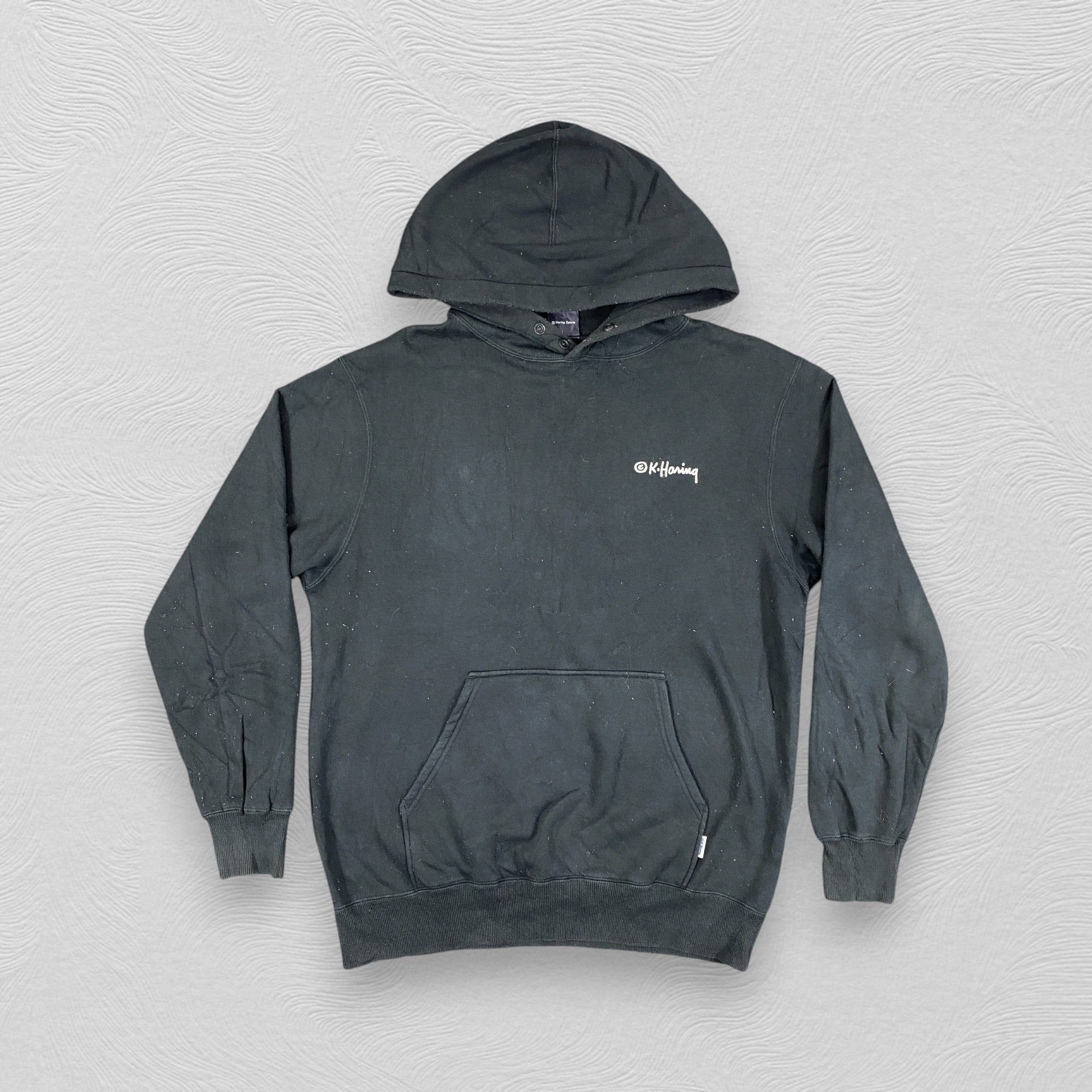 Japanese Brand Keith Haring x Uniqlo Hoodie Faded - SW0108 Size US M / EU 48-50 / 2 - 2 Thumbnail