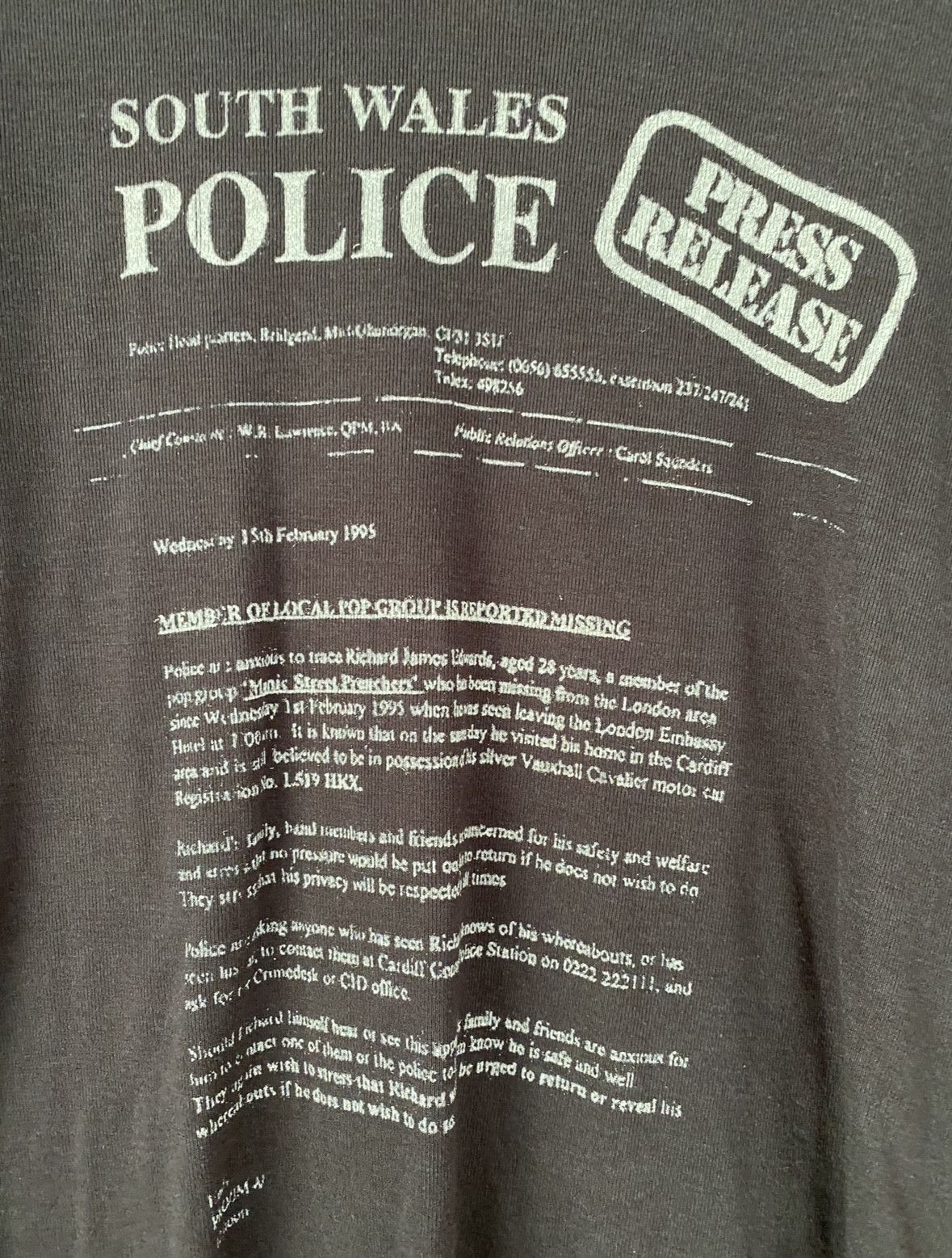 Raf Simons Raf Simons South Wales Police Shirt Size US M / EU 48-50 / 2 - 2 Thumbnail