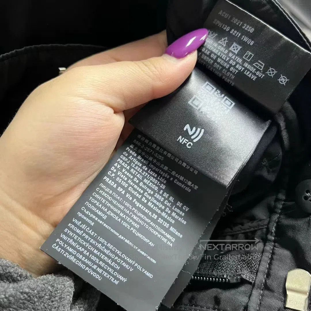 Prada prada black logo nylon cargo pants. Size US 30 / EU 46 - 4 Thumbnail