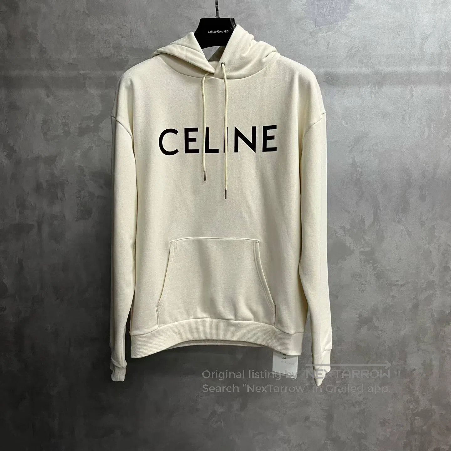 Celine CELINE Letter-printed hooded, loose-fitting long-sleeved h Size M / US 6-8 / IT 42-44 - 1 Thumbnail