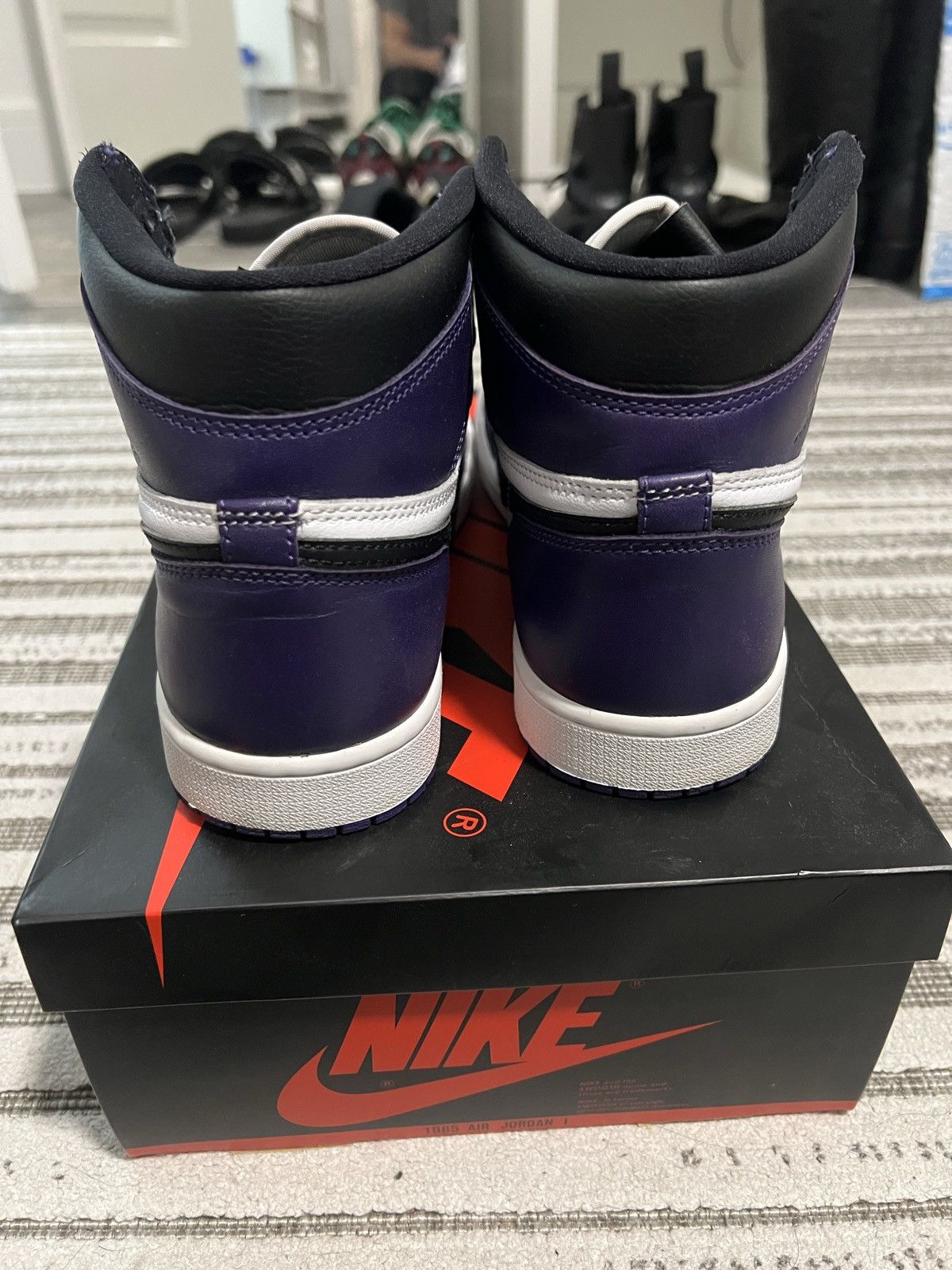 Jordan Brand × Nike Jordan 1 Court purple Size US 10 / EU 43 - 3 Thumbnail