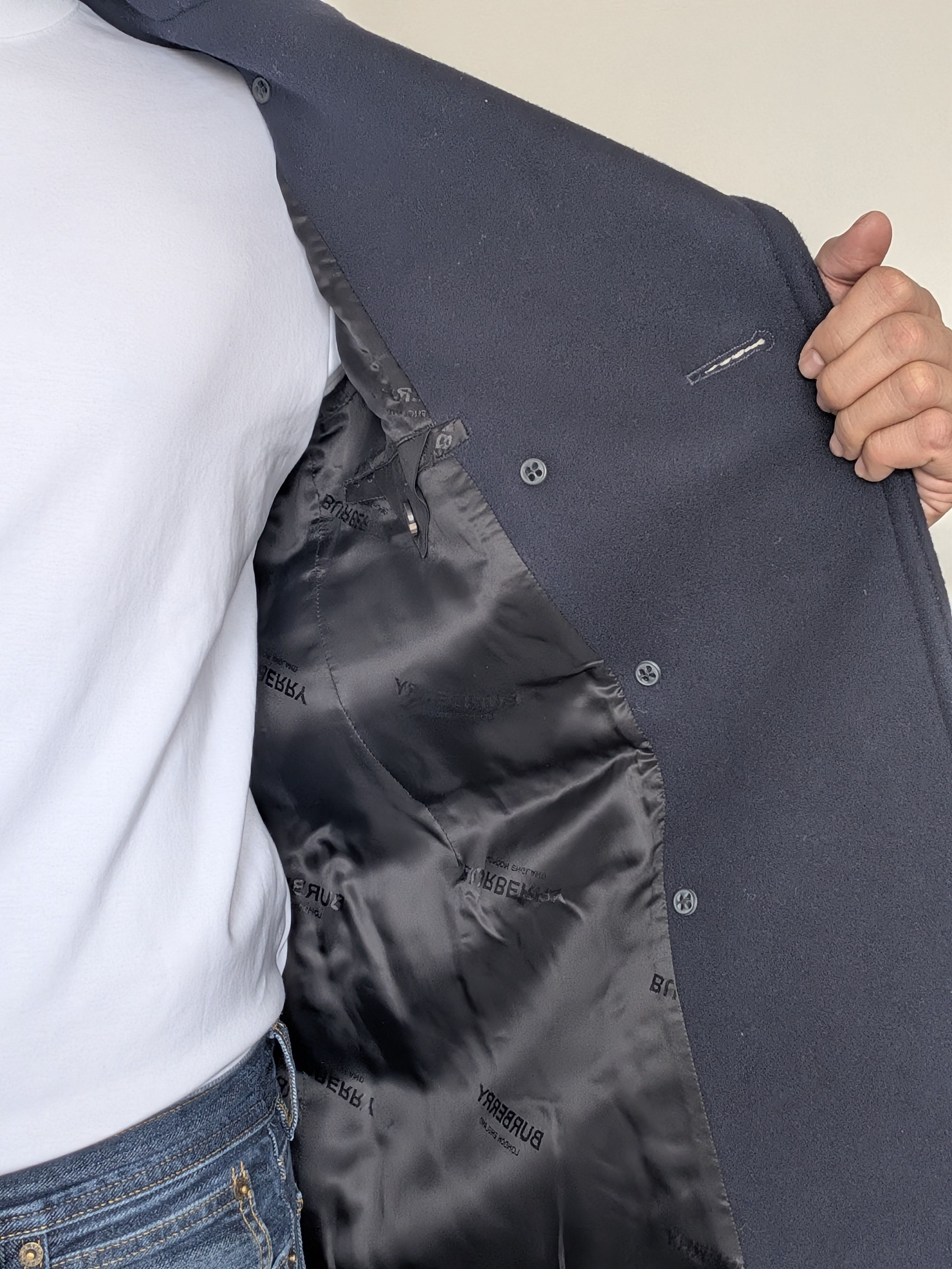 Burberry Burberry Men's Peacoat Navy Size US S / EU 44-46 / 1 - 6 Thumbnail