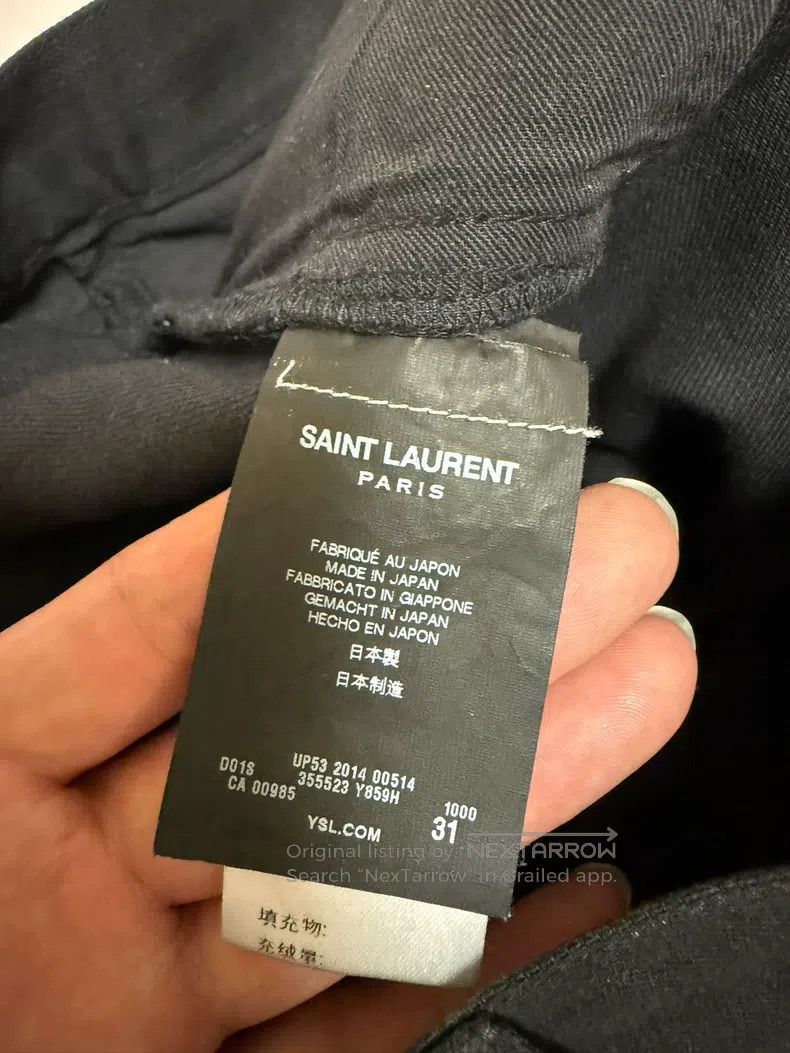 Saint Laurent Paris Saint Laurent Paris Basic Denim Jeans Extremely Slim Fit Size US 31 - 6 Thumbnail