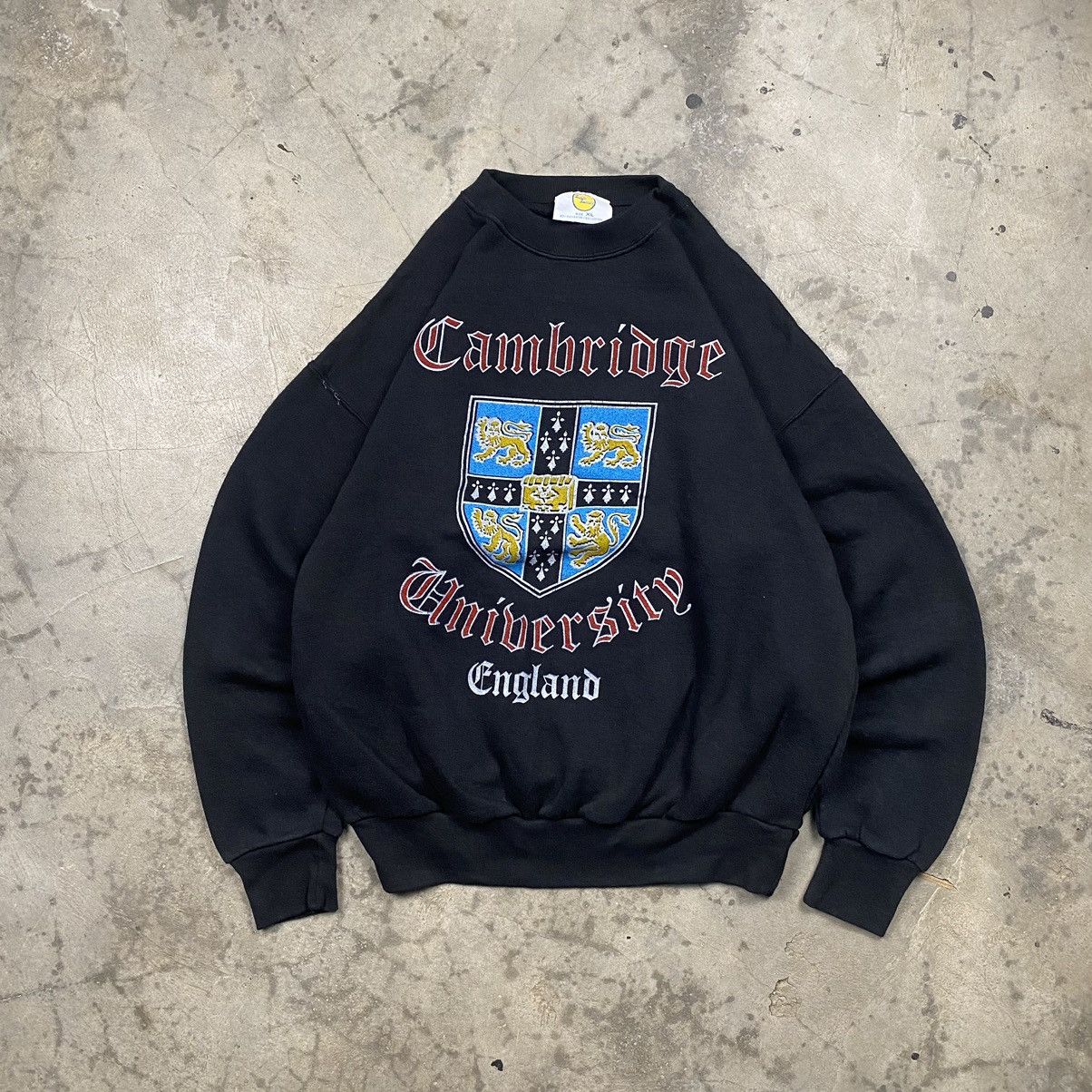90s Cambridge University England Boxy Crewneck