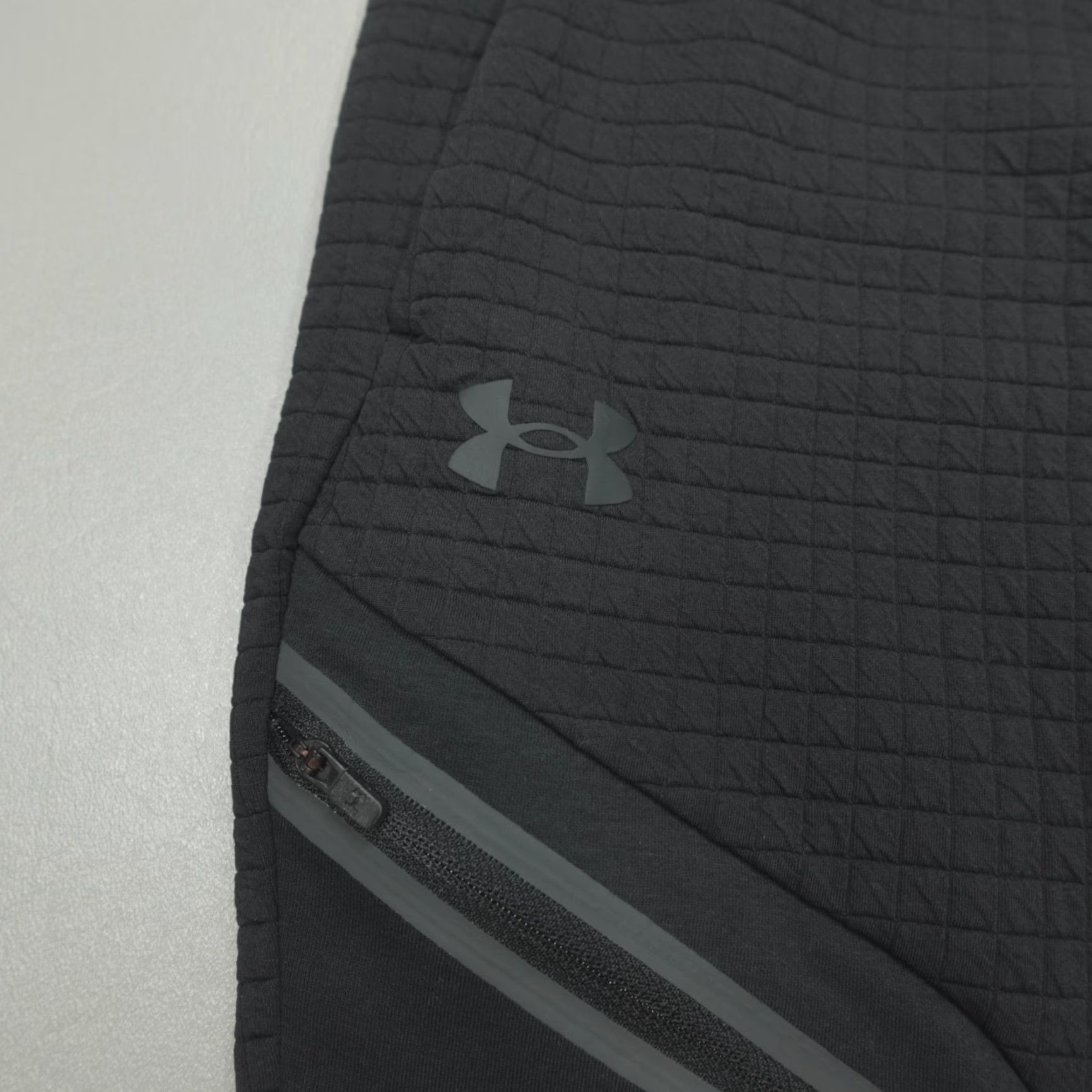 Under Armour Under Armour Unstoppable Fleece Grid Joggers Men’s S Black Sports Activewear Shoes? Size US 29 - 2 Thumbnail