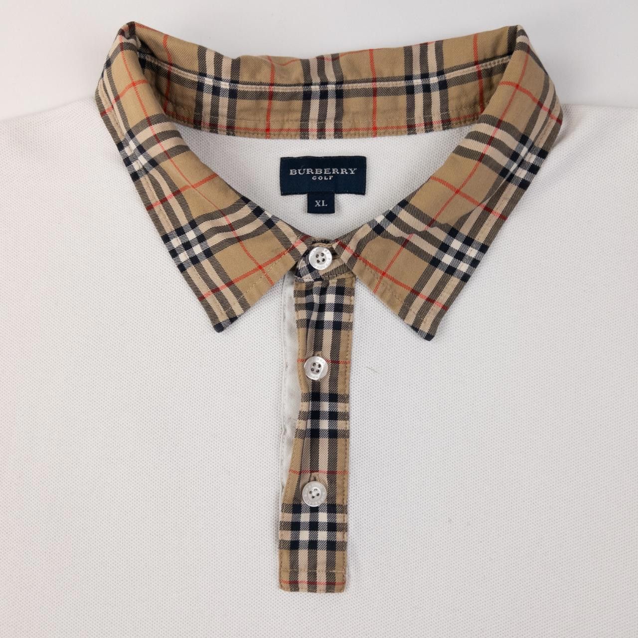 Burberry Vintage Burberry Nova Check Collar Polo Shirt Size XL Size US XL / EU 56 / 4 - 3 Thumbnail
