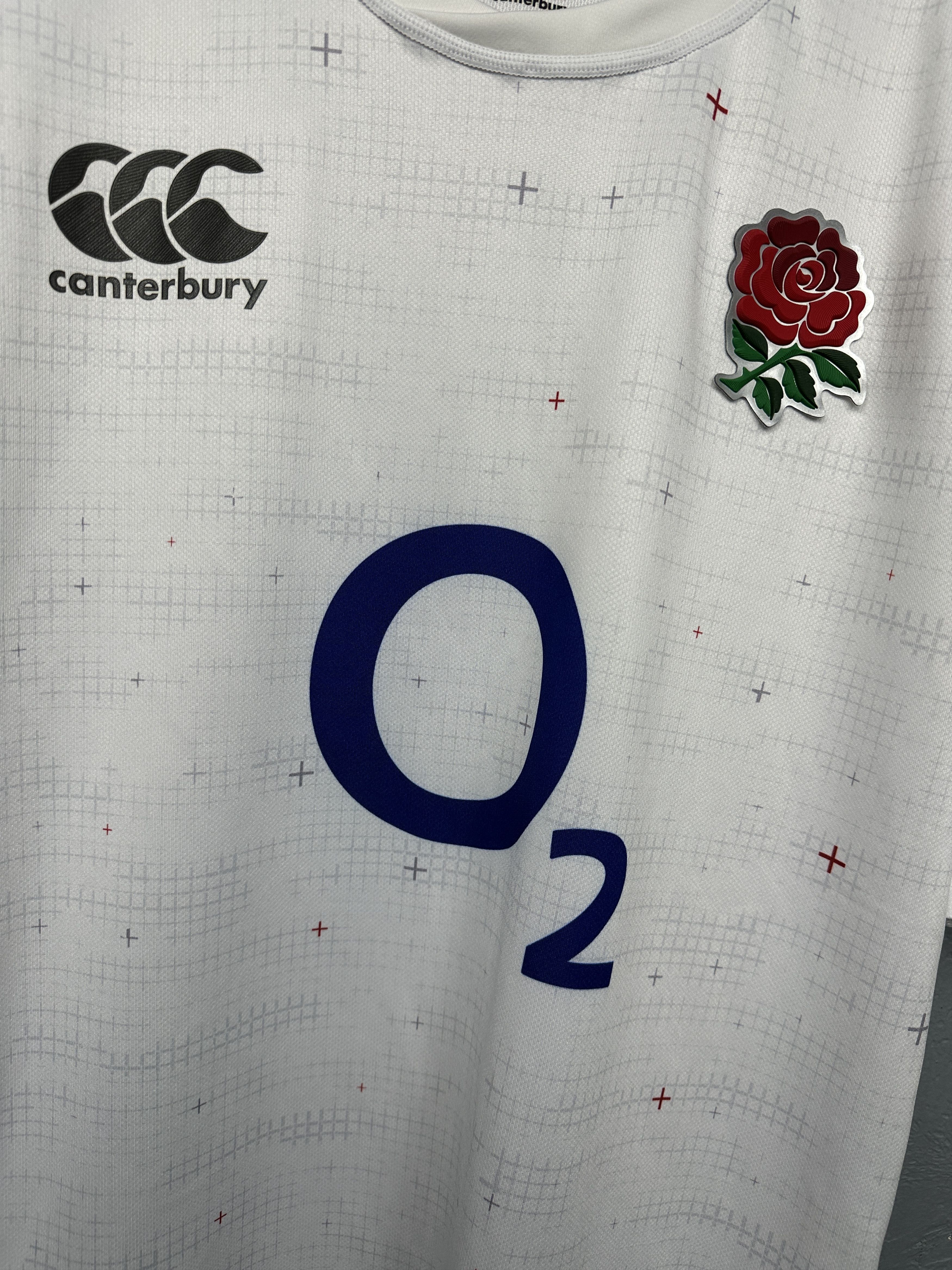 Canterbury of New Zealand Canterbury O2 England Rugby Jersey T-Shirt Size US XL / EU 56 / 4 - 3 Thumbnail