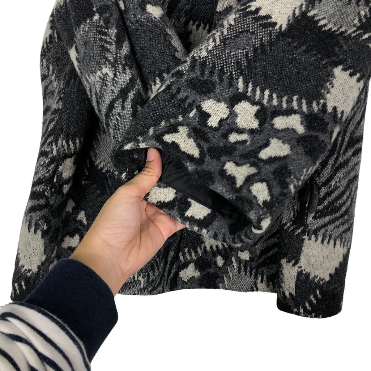 Japanese Brand 🔥Vintage Cropped Wool Jacket Marble Road Dot Issey Miyake Size US M / EU 48-50 / 2 - 15 Thumbnail