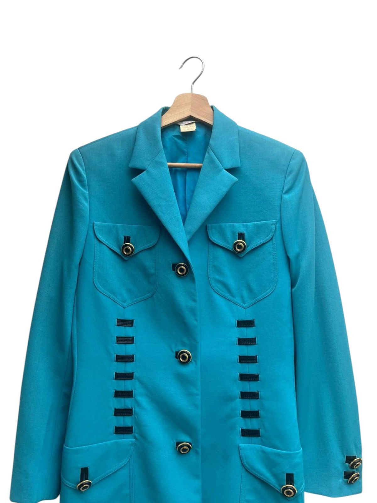Versace Archive 90’s Gianni Versace Couture Runway Collection Jacket Size XS / US 0-2 / IT 36-38 - 9 Thumbnail