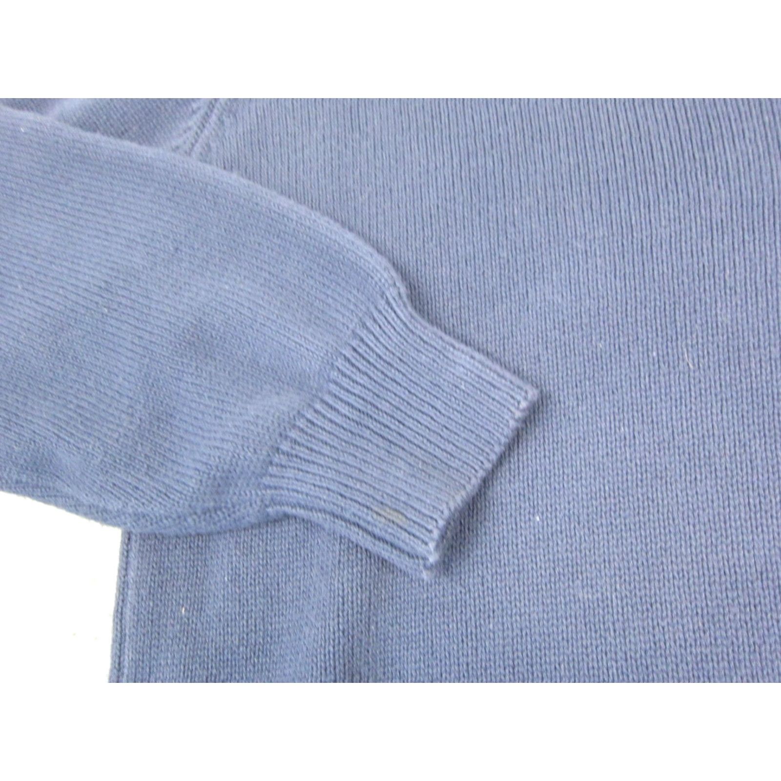 Lands' End VINTAGE Lands' End Sweater Mens XLT Blue Knit Pullover V-Neck Long Sleeve Classic Big & Tall USA 80s 90s Outdoor Golf Hiking Walking Shirt Size US XL / EU 56 / 4 - 5 Thumbnail