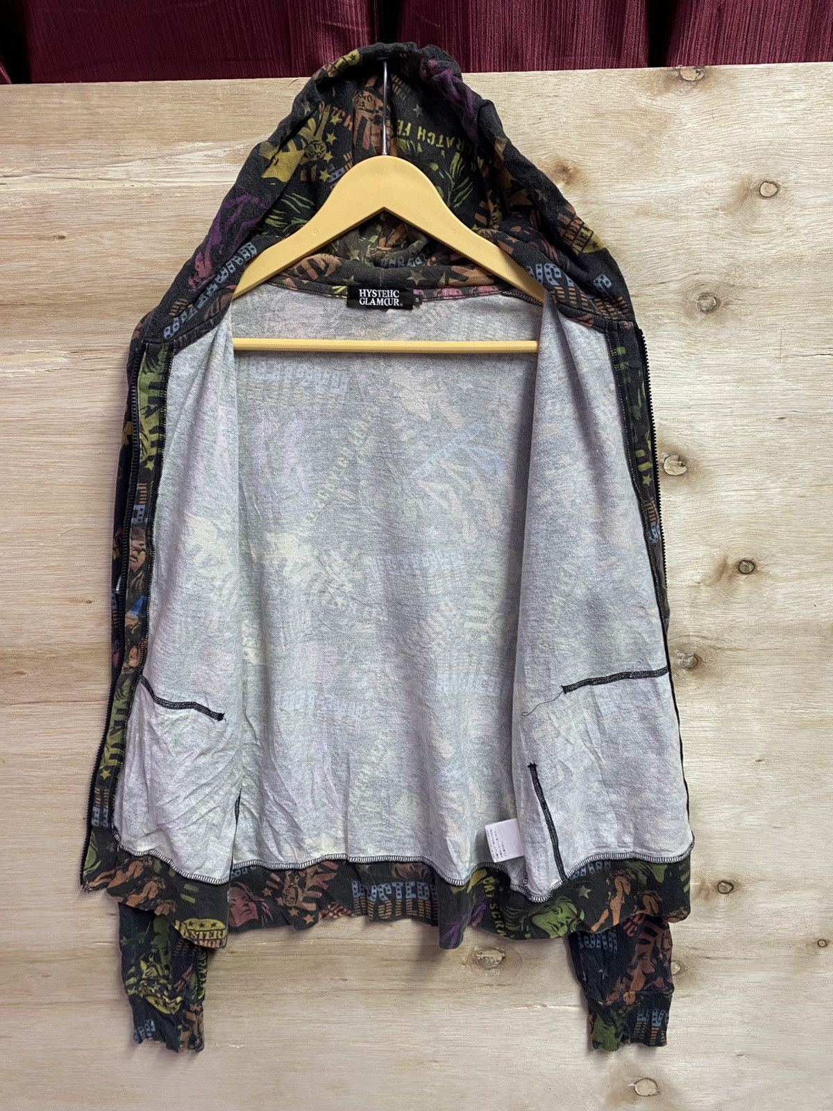 Hysteric Glamour Hysteric Glamour "Cat Scratch Fever"full-print zip-up hoodie Size M / US 6-8 / IT 42-44 - 9 Thumbnail