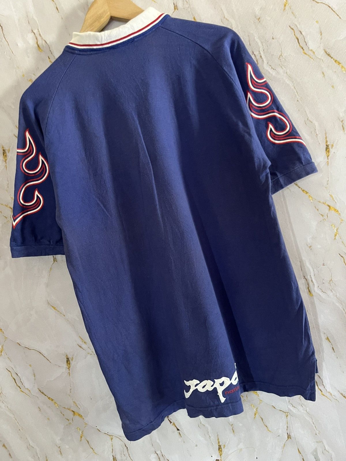 Vintage Vintage Japan JFA 1996 Football TShirt Rare 90s Jersey Size US L / EU 52-54 / 3 - 4 Thumbnail