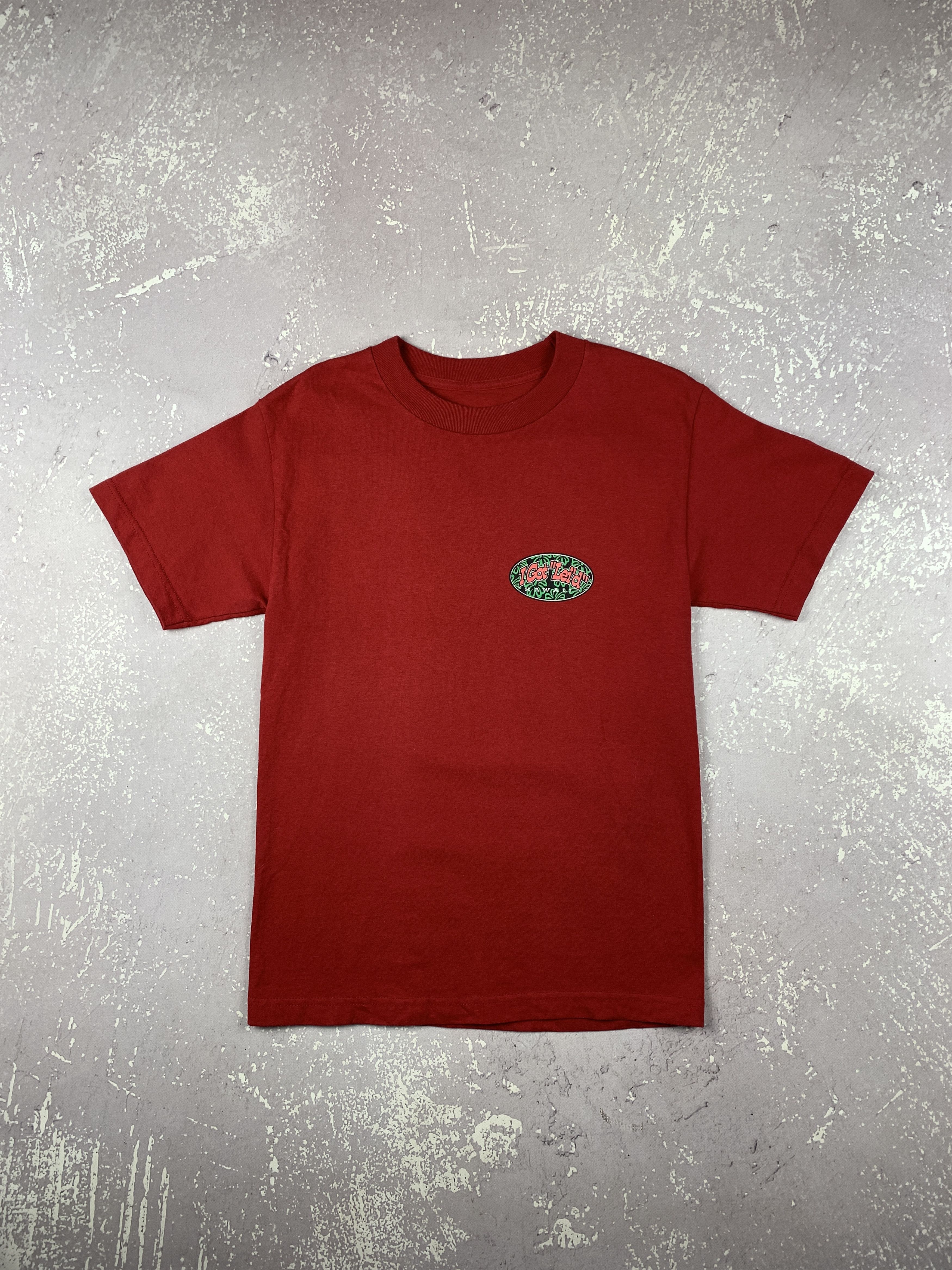 Vintage Vintage Y2K 90s I Got Leid Hawaiian T Shirt Mens Small Red Size US S / EU 44-46 / 1 - 5 Thumbnail