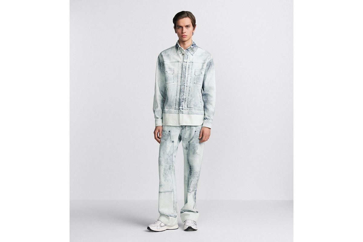 Dior o1bcso1str0226 Mkii-Effect Overshirt in Blue Size US L / EU 52-54 / 3 - 5 Thumbnail