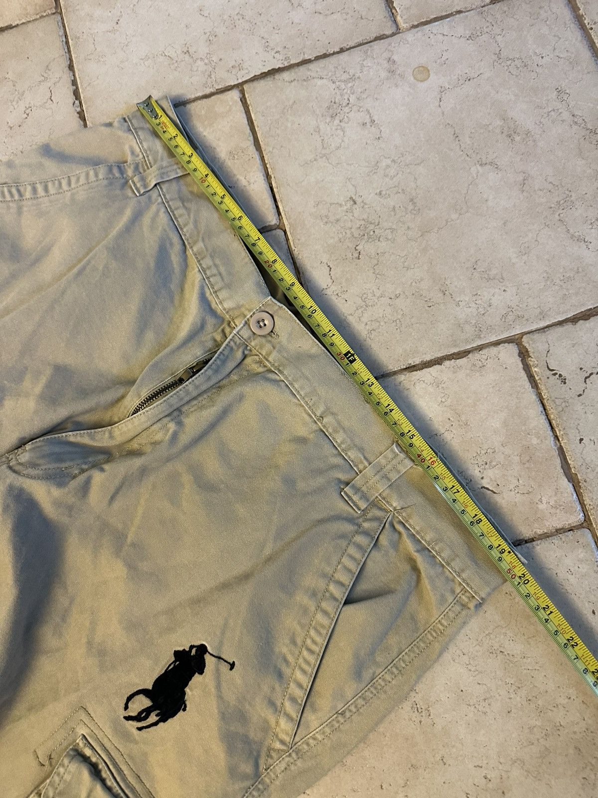 Polo Ralph Lauren VTG Ralph Lauren Big Pony Beige Cargo Baggy Pants Size 38 Size US 38 / EU 54 - 3 Thumbnail