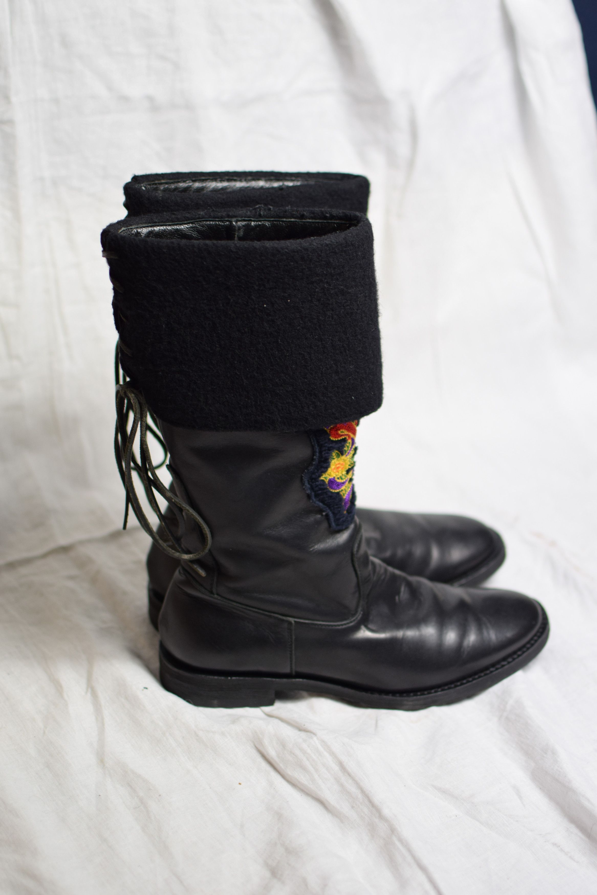 Yohji Yamamoto FINAL DROP - YYPH AW12 Patch Boots - HD-E07-754 Size US 8 / EU 41 - 8 Thumbnail