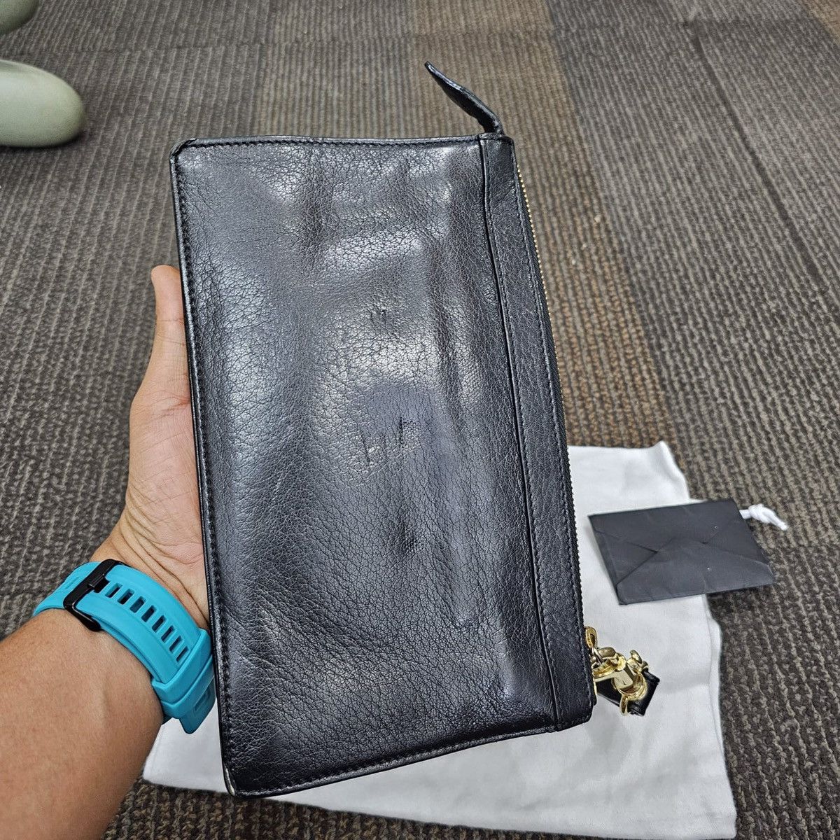 Versace Versace leather Medusa black clutch wristlet wallet Size ONE SIZE - 2 Thumbnail