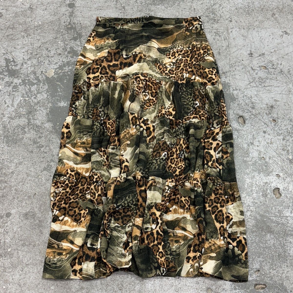 Japanese Brand Vintage y2k Maxi Skirt Cavalli Style Size 30" / US 8 / IT 44 - 4 Thumbnail