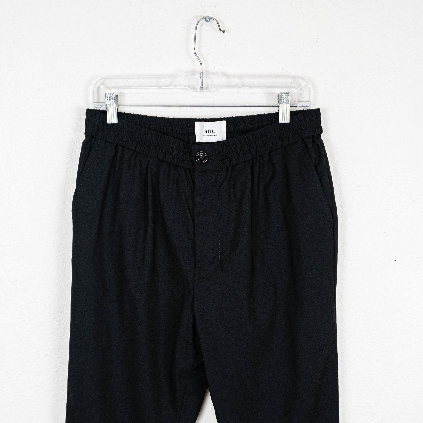 AMI AMI Alexandre Mattiussi Cropped Pleated wool Trousers M Slim Size US 30 / EU 46 - 10 Thumbnail