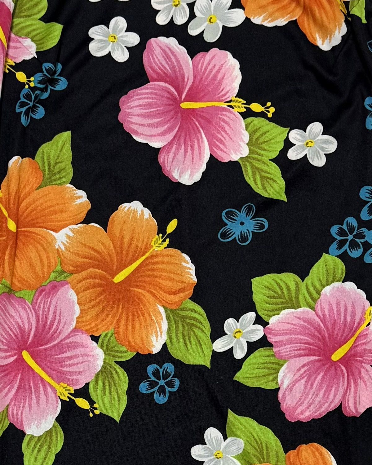 Dolce & Gabbana DOLCE&GABBANA 2000s Vintage Hibiscus Floral Print Midi Dress Size S / US 4 / IT 40 - 3 Thumbnail