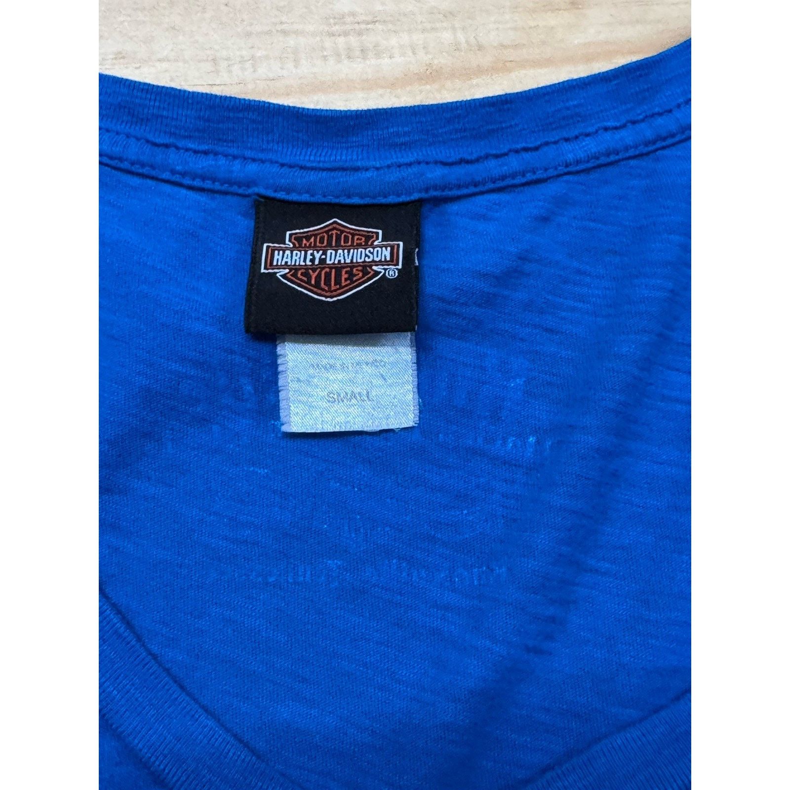 Harley Davidson Harley Davidson Motorcycle Women's Knoxville West Sz S Blue Size S / US 4 / IT 40 - 7 Thumbnail