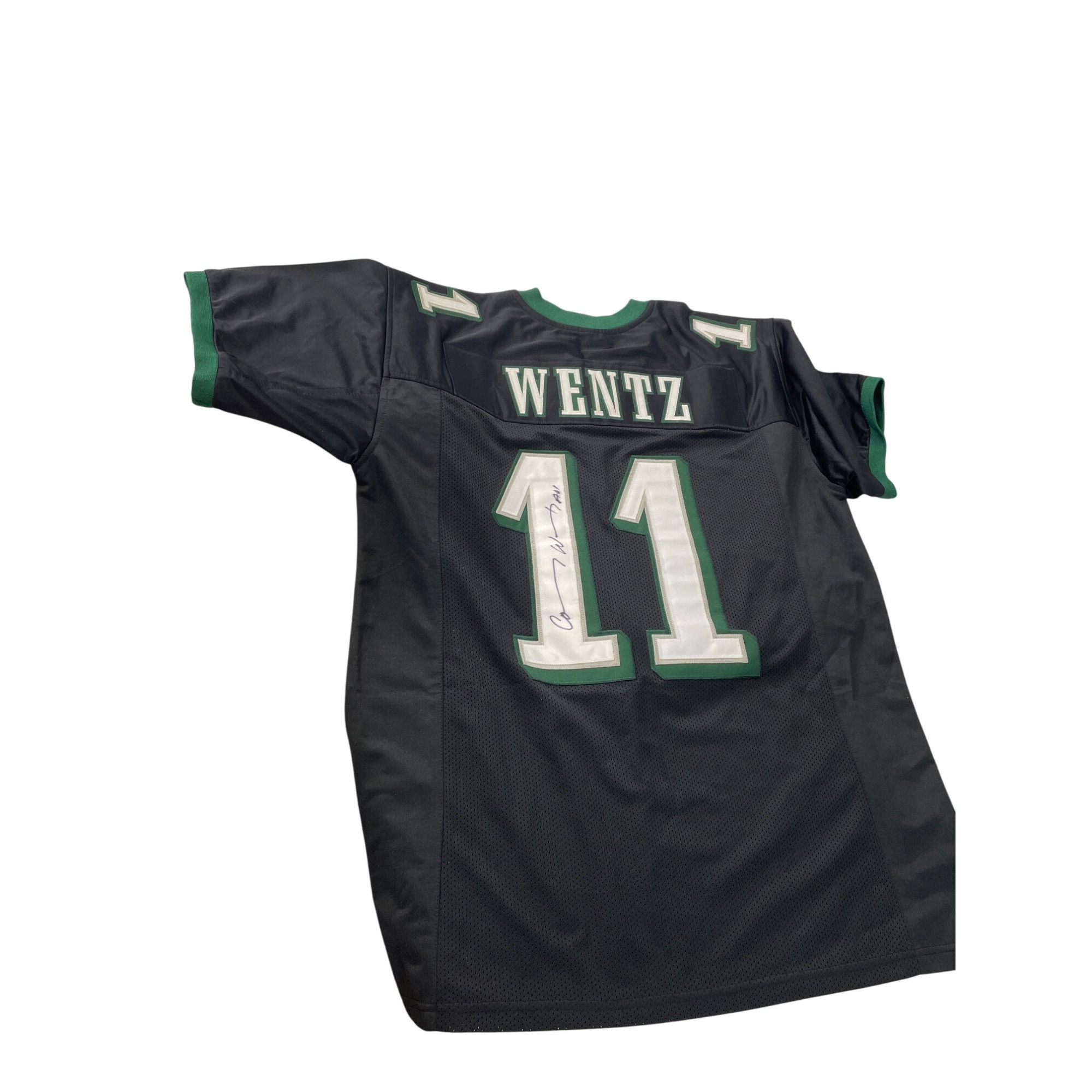 Other Carson Wentz #11 Eagles Green white signed Sports Jersey XL Size US XL / EU 56 / 4 - 8 Thumbnail