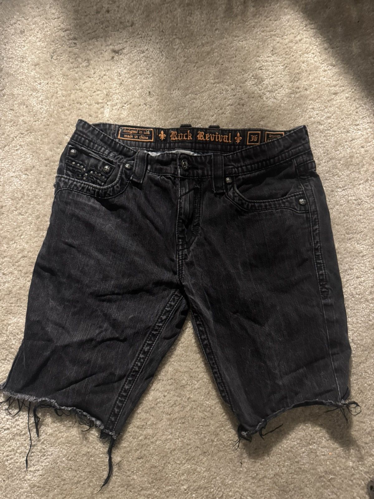 Rock Revival Rock Revival vintage Denim shorts Size US 36 / EU 52 - 1 Thumbnail