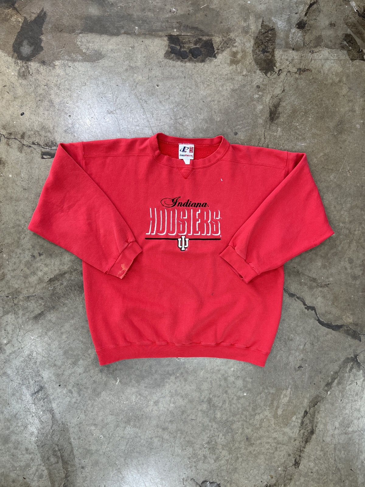 NCAA Vintage Indiana Hoosers College Logo Athletic Crewneck XXL Size US XXL / EU 58 / 5 - 2 Thumbnail