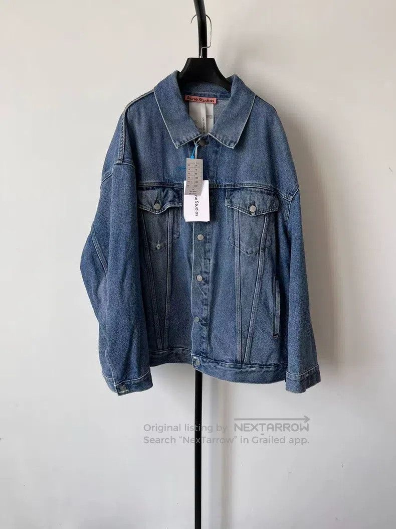 Acne Studios Acne Studios Retro Blue Oversized Casual Denim Jacket Size US S / EU 44-46 / 1 - 1 Thumbnail