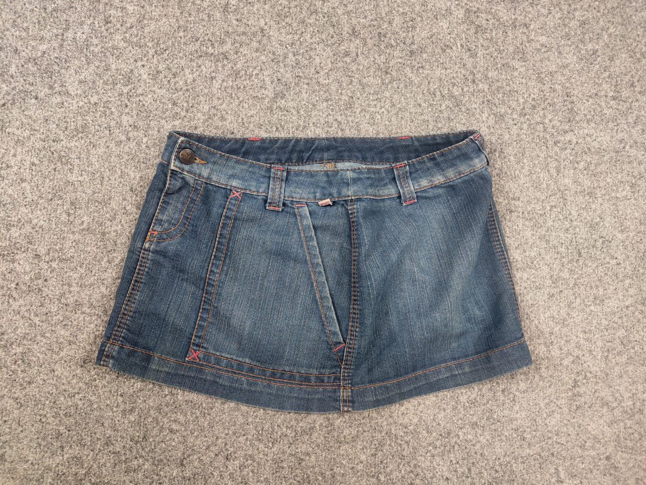 Miss Sixty Miss Sixty Killah Vintage Denim mini Skirt hysteric LGB Size 30" / US 8 / IT 44 - 6 Thumbnail