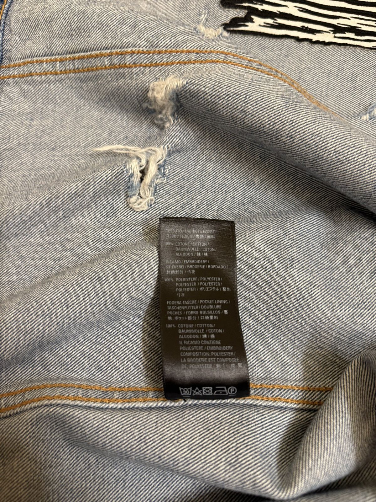 Balenciaga Balenciaga Denim Jacket Size US XL / EU 56 / 4 - 12 Thumbnail