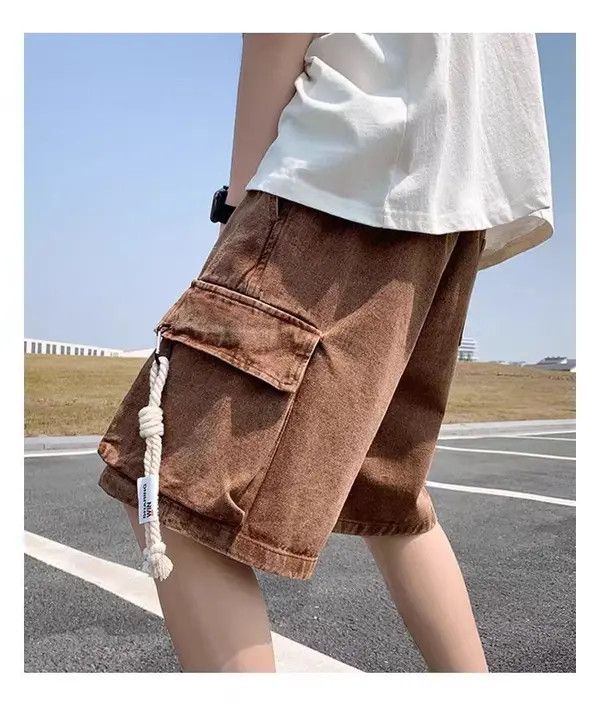 VIBE Street Vintage Loose Fit Denim Shorts Size US 32 / EU 48 - 2 Thumbnail