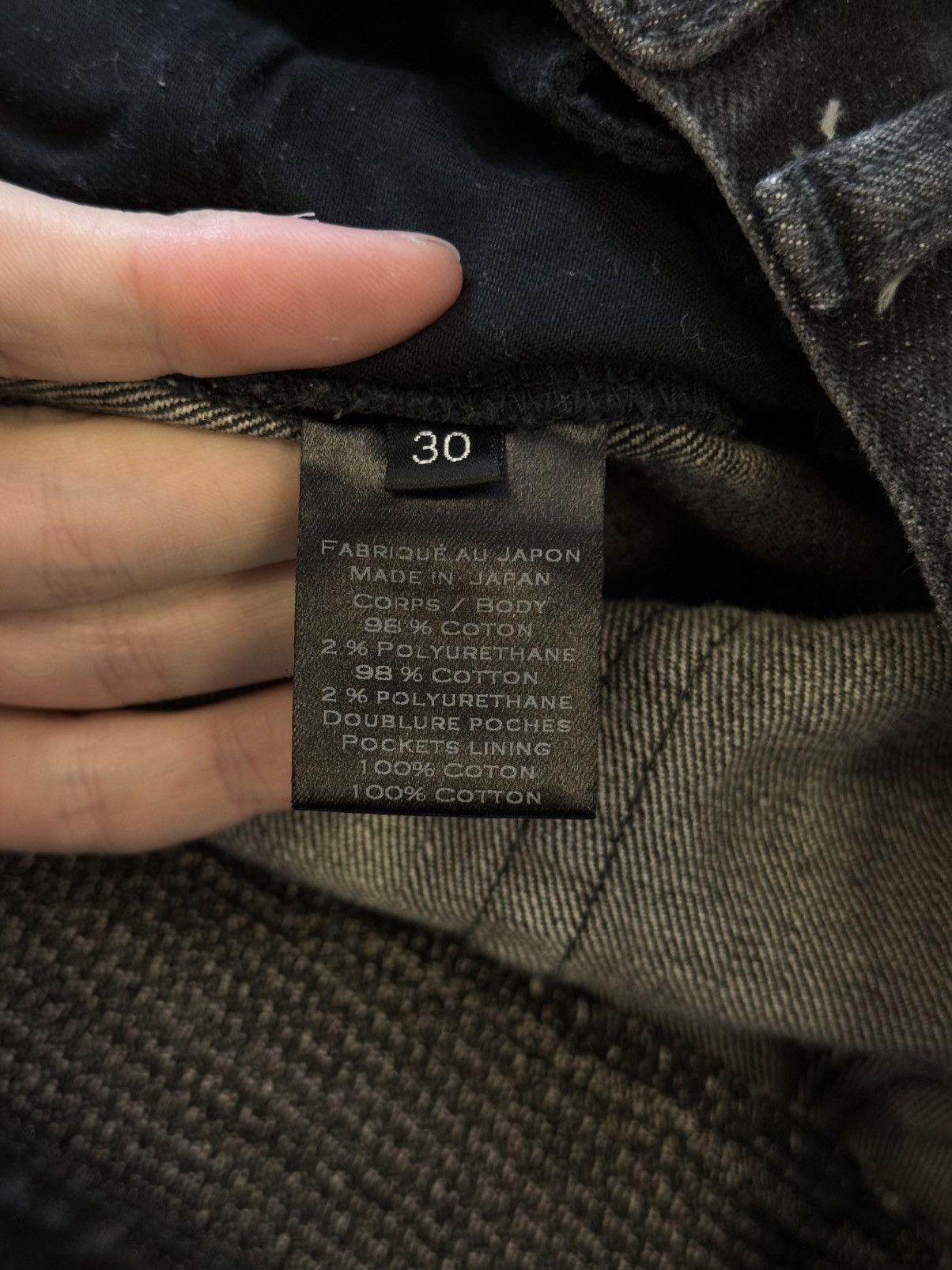 Balmain Balmain Paris Black Ripped Jeans Size 30 Size US 30 / EU 46 - 11 Thumbnail
