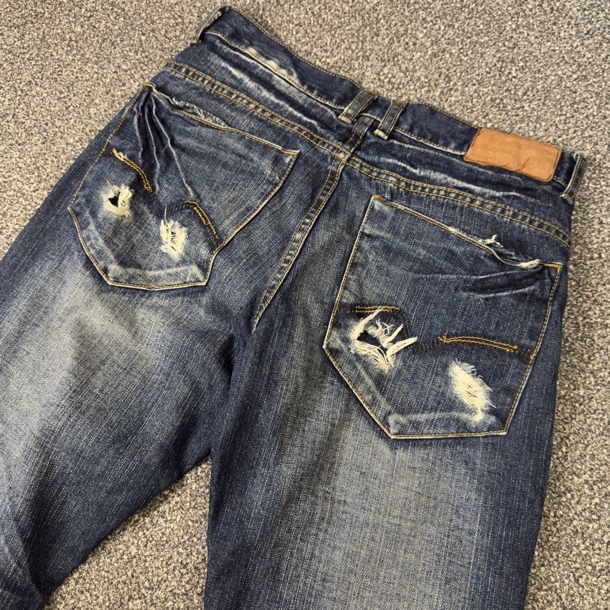 Dsquared2 🔥 Thrashed Dsquared Distressed Y2K Grunge Punk Denim Size US 30 / EU 46 - 8 Thumbnail