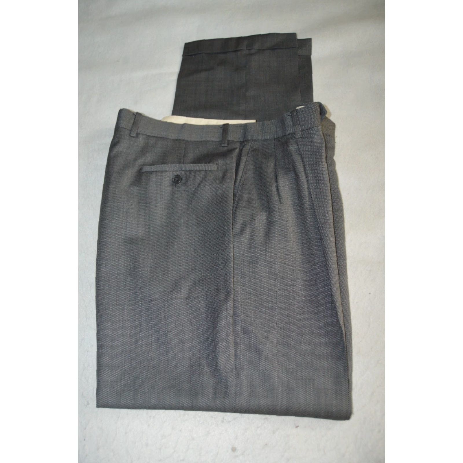 Vintage VINTAGE Natazzi Mens Dress Pants Wool Cashmere Blend Gray 36 Size US 36 / EU 52 - 3 Thumbnail